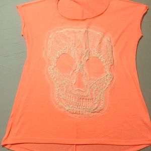 Daytrip Orange Skull Shirt